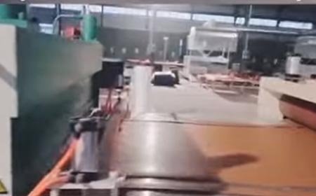 PP PE塑料片材生产线测试